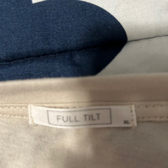 NWT Unisex XL off white Full Tilt All American Motorcycles in off white color. - Picture 4 of 5